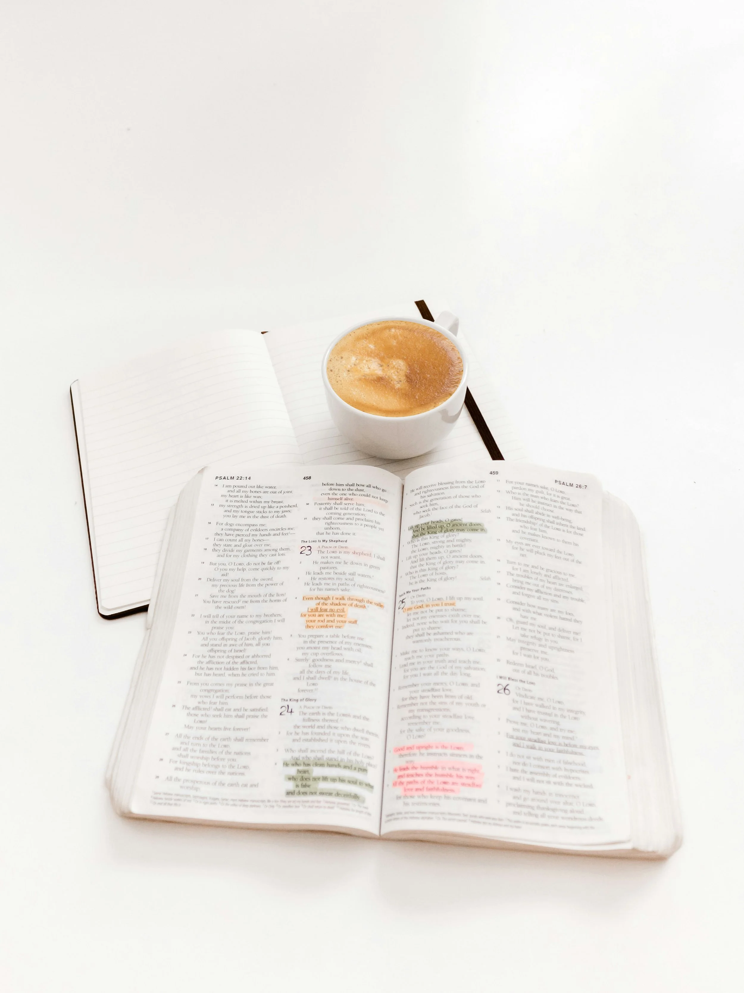 Inspirational Bible study background with Scripture